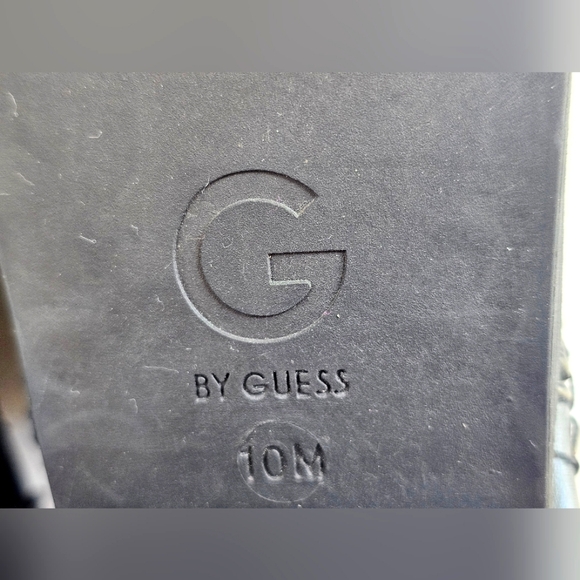 G by Guess Black Leather Zip up Ankle Booties "Tammie" Boots Size 10M - Picture 8 of 11